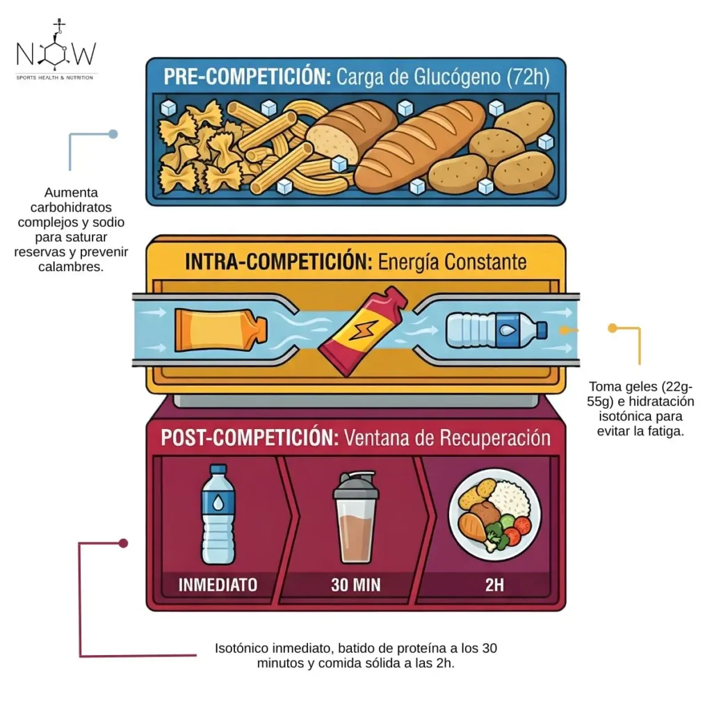 Mapa conceptual para prepararse la competición híbrida DEKA